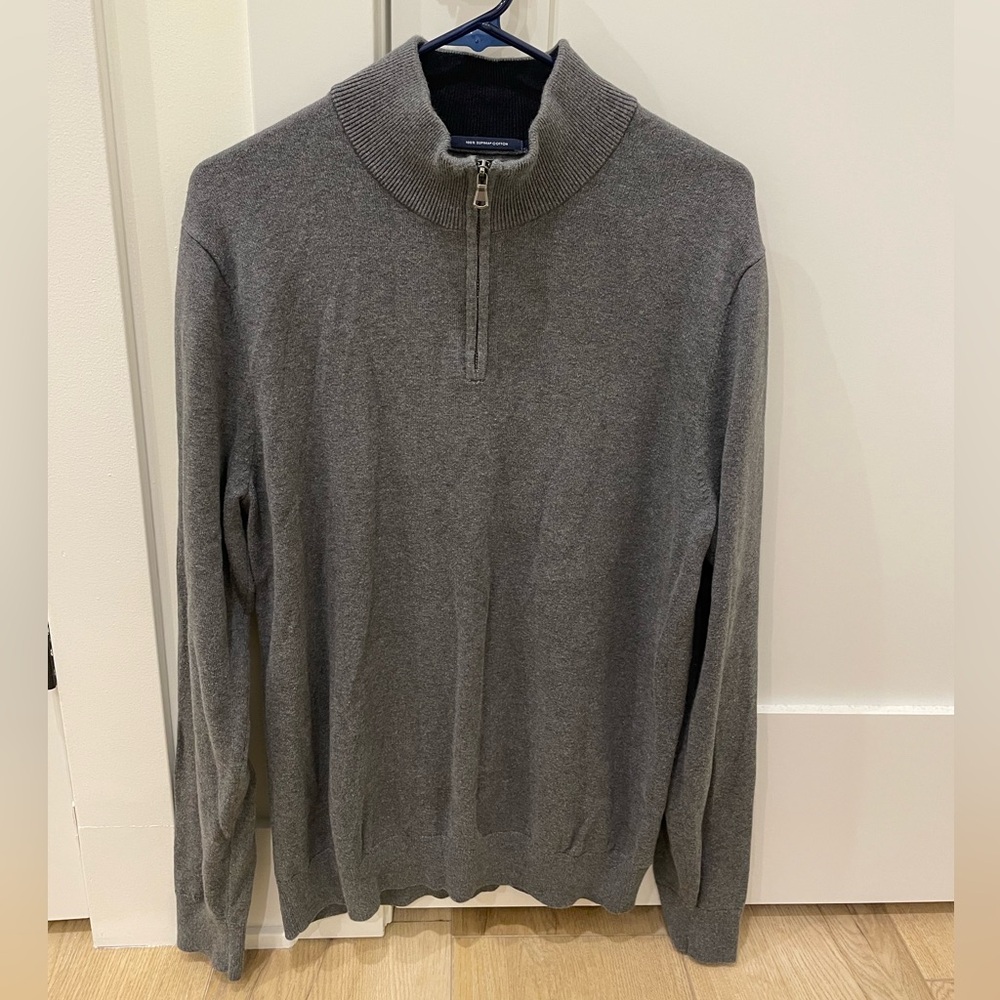 Tall Lands' End Gray Men's Sweater